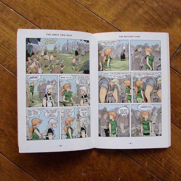 Bone The Great Cow Race Jeff Smith Scholastic 1st Printing 2005 Comic Comedy - Picture 4 of 5